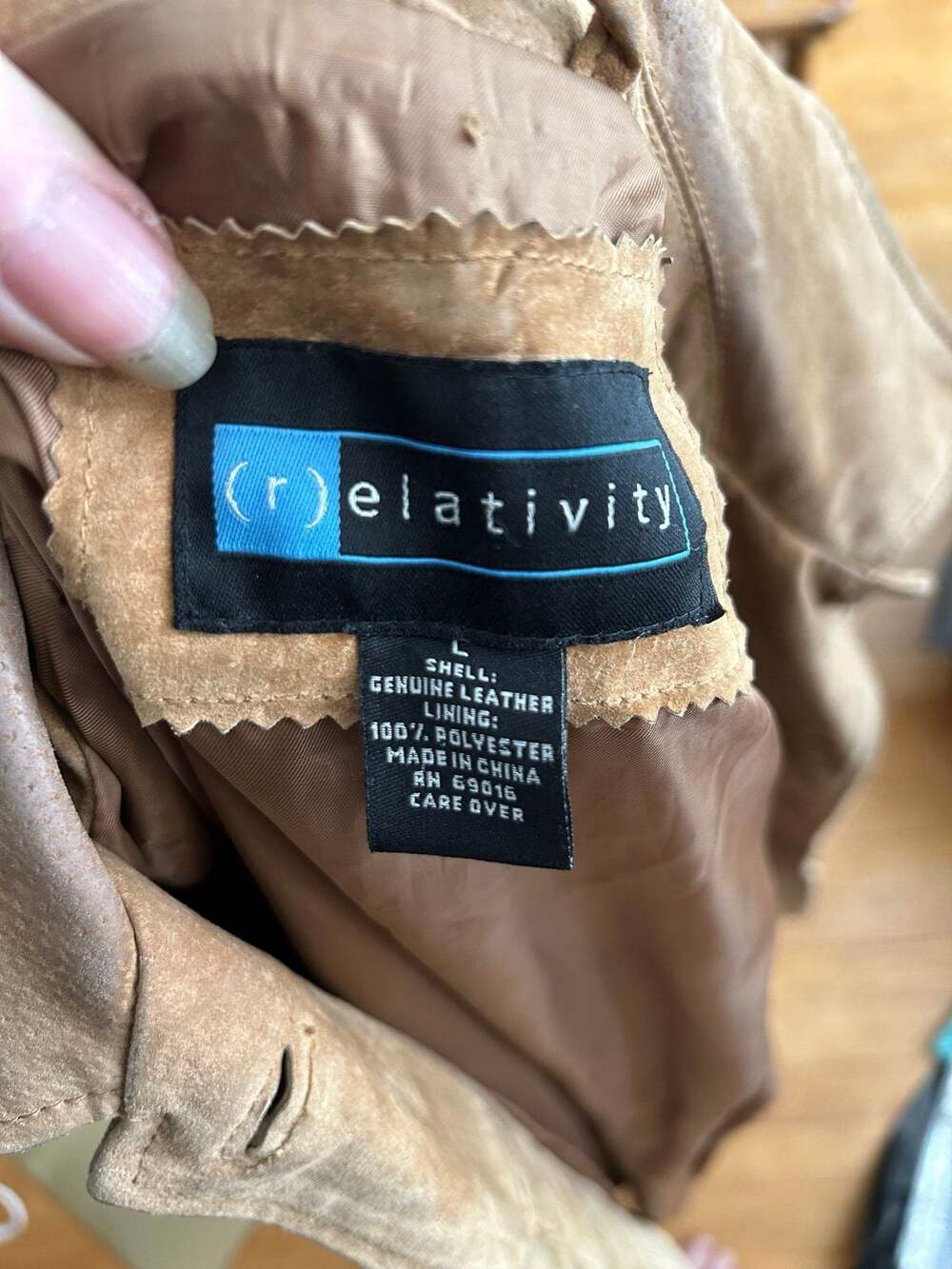 Relativity Leather Jacket Size Large - image 4